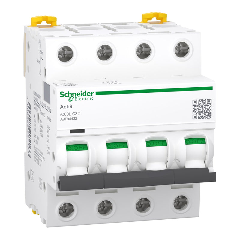 Schneider Electric - Leitungsschutzschalter LS-Schalter A9F94432 4P 32A C IC60L