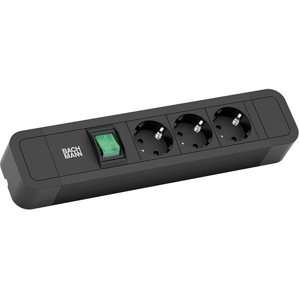 Bachmann - Mehrfachsteckdose Steckdosenleiste Primo 2 350.006 3xCEE7/3 2.0m CEE7/7