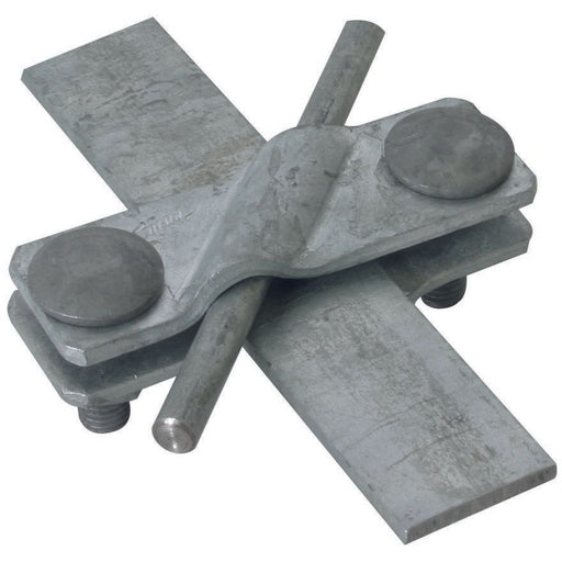 DEHN - Verbinder für Blitzschutz SV-Klemme St/tZn SVK7.107.10FL30STTZN f. Rd 7-10/10mm