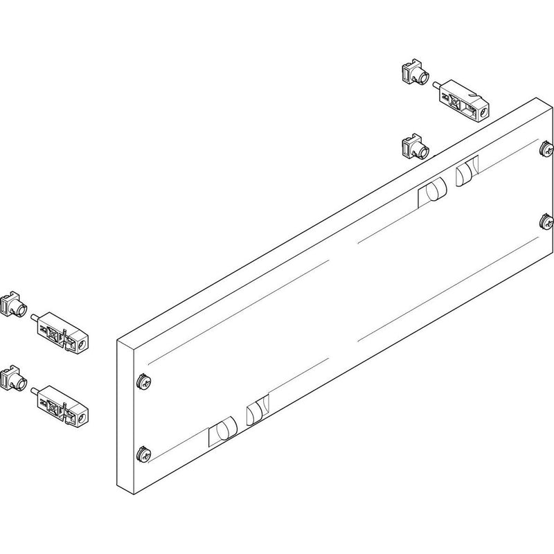ABN - Verteilerfeld für Installationsverteiler ESPRO-Modul MF2170 flach BxH:500x150mm