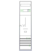 ABN - Zählerfeld Zählerplatz Z17610D 3Pkt 1Z(44A)