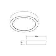 Brumberg Leuchten - Downlight/Strahler/Flutlicht LED-Anbaupanel 12245073