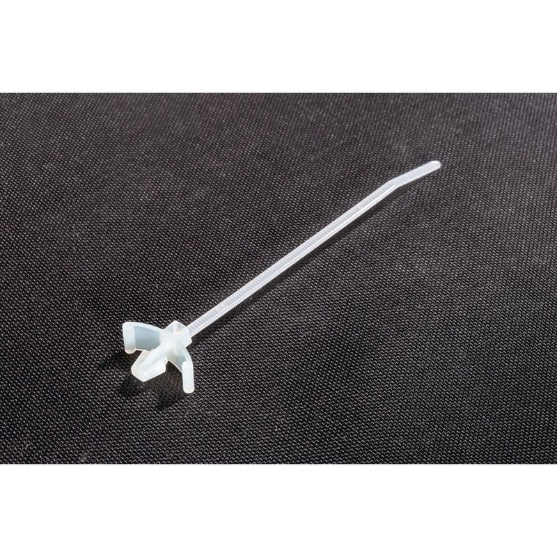 HellermannTyton - Kabelbinder Befestigungsbinder T18RSF-PA46-GY (500) grau 500 Stück − 500 Stück