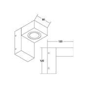 Brumberg Leuchten - Decken-/Wandleuchte LED-Wandanbauleuchte 230V 10106103