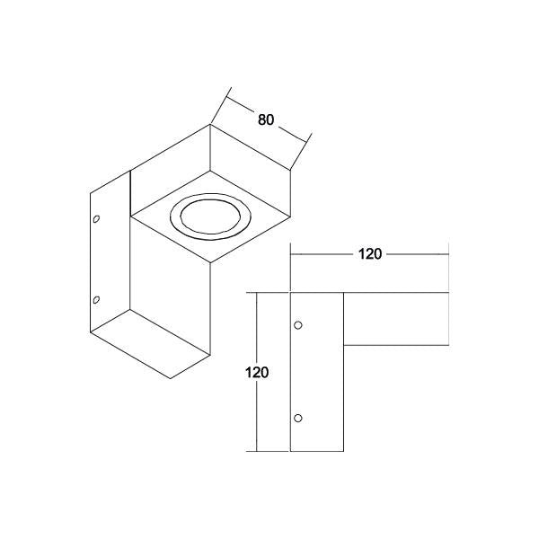 Brumberg Leuchten - Decken-/Wandleuchte LED-Wandanbauleuchte 230V 10106103