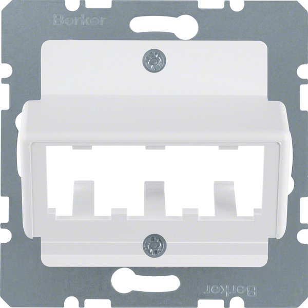 Berker - Einsatz/Abdeckung für Kommunikationstechnik Zentralplatte pws 14271909 f.3 MINI-COM-Module