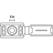 HellermannTyton - Rohrschelle Clip AFCP33-PA66-BK-10ST f.Metallschläuche − 10 Stück