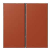 Jung - Abdeckung/Bedienelement für Installationsschalterprogramme Tastensatz 2fach LC 402 TSA 232 locre rouge