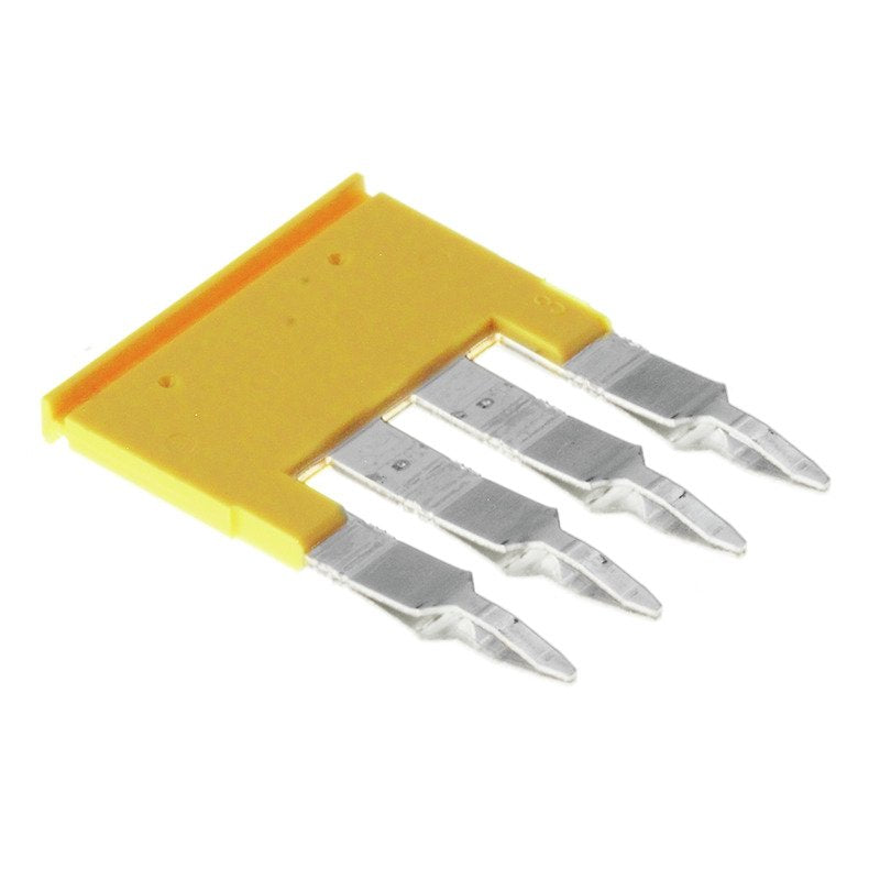 Weidmüller - Querverbinder/Brücker für Reihenklemme Querverbindung ZQV 4/4 GE 2,8mm 4pol. − 10 Stück