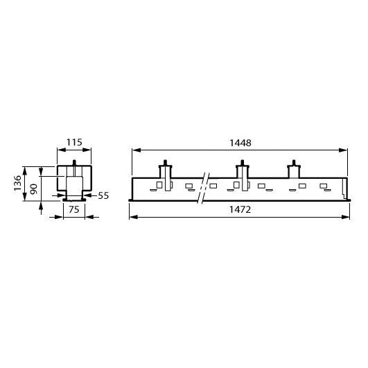 Philips Lighting - Decken-/Wandleuchte LED-Einbauleuchte RC530B LED #62695900 TW