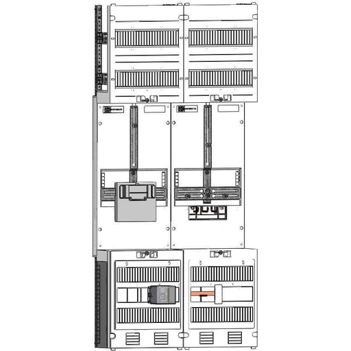 ABN - Zählerfeld Zählerplatz Z27710Z 3Pkt 1Z 1T