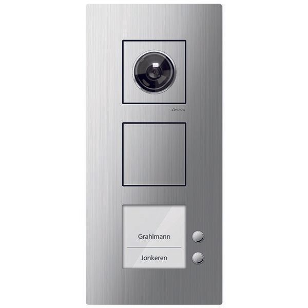TCS Tür Control - Türstation für Türkommunikation Video Außenstation CAE2102-0150 2 Tasten, re, AP si