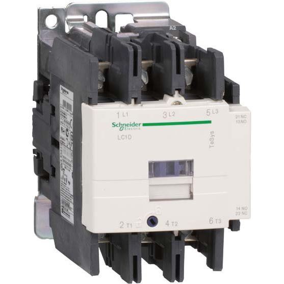 Schneider Electric - Leistungsschütz zum Schalten von Wechselstrom Leistungsschütz LC1D80M7 80A 220V 50/60HZ