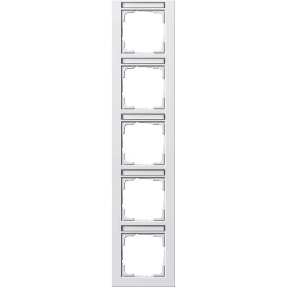 Gira - Abdeckrahmen 5f. rws 111529 senkrecht,bruchsi