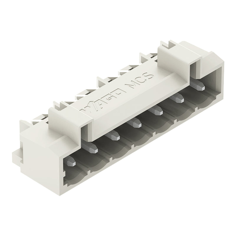 WAGO - Leiterplattensteckverbinder THT-Stiftleiste Lötstift 721-467/001-000 1,2x1,2,abgew.,lgr − 100 Stück