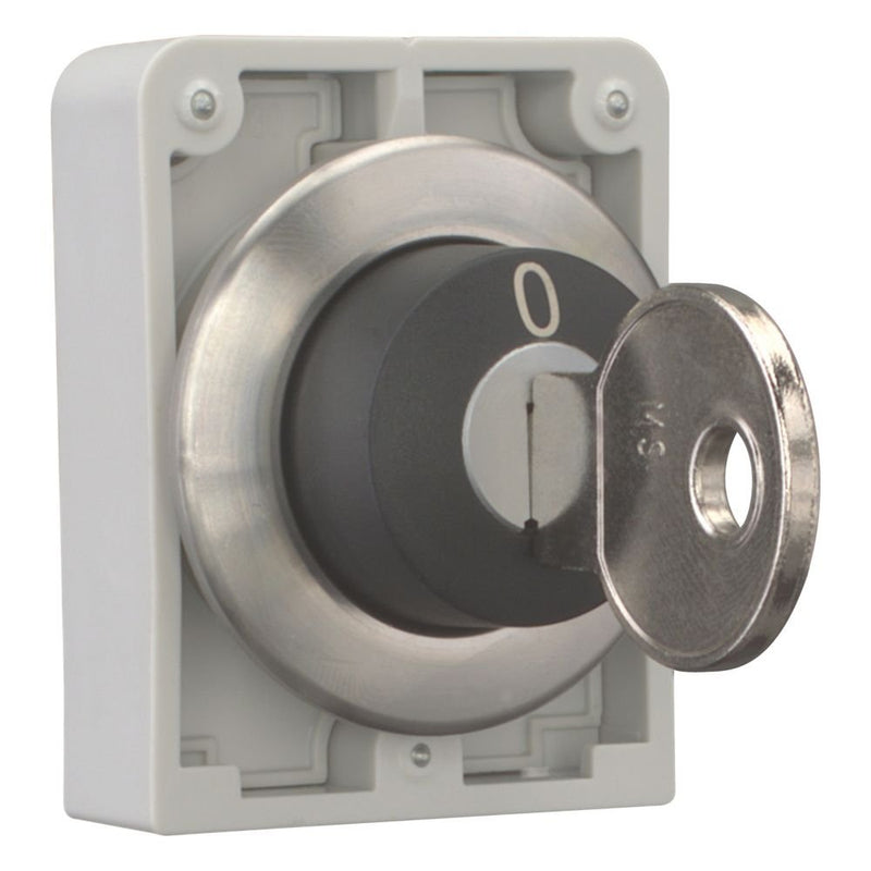 Eaton - Frontelement für Wahlschalter Schlüsseltaste Flat Front M30I-FWRS-MS6 rastend 2 Stellungen