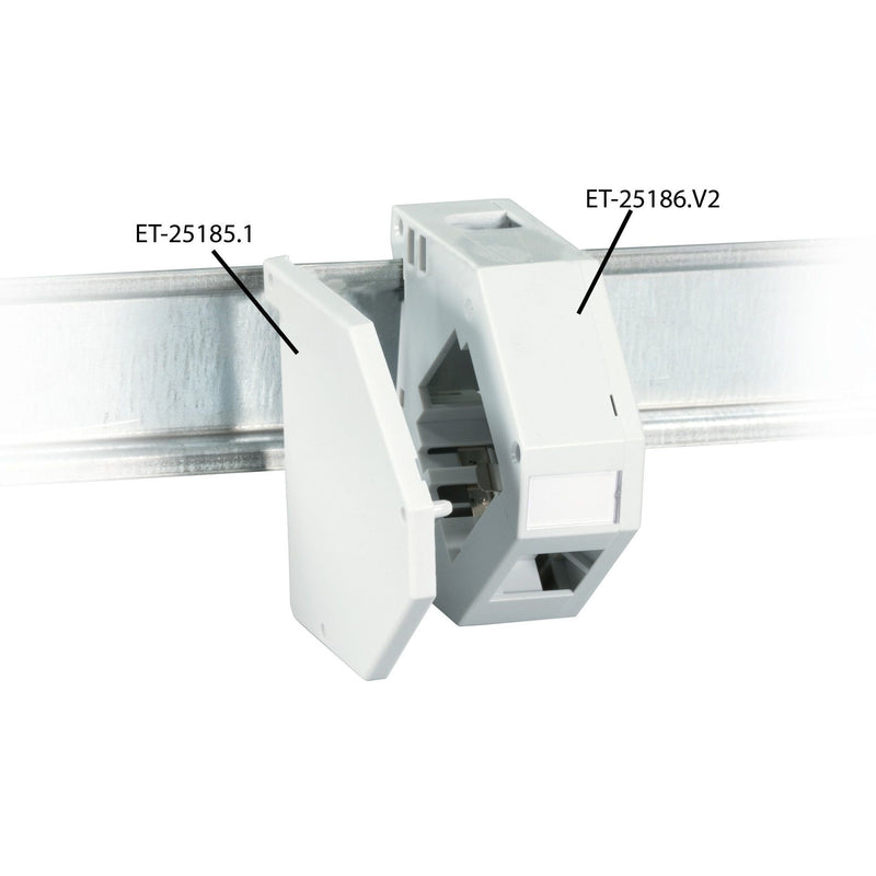 EFB-Elektronik - Tragschienenadapter Anschlussplatte ET-25185.1 links