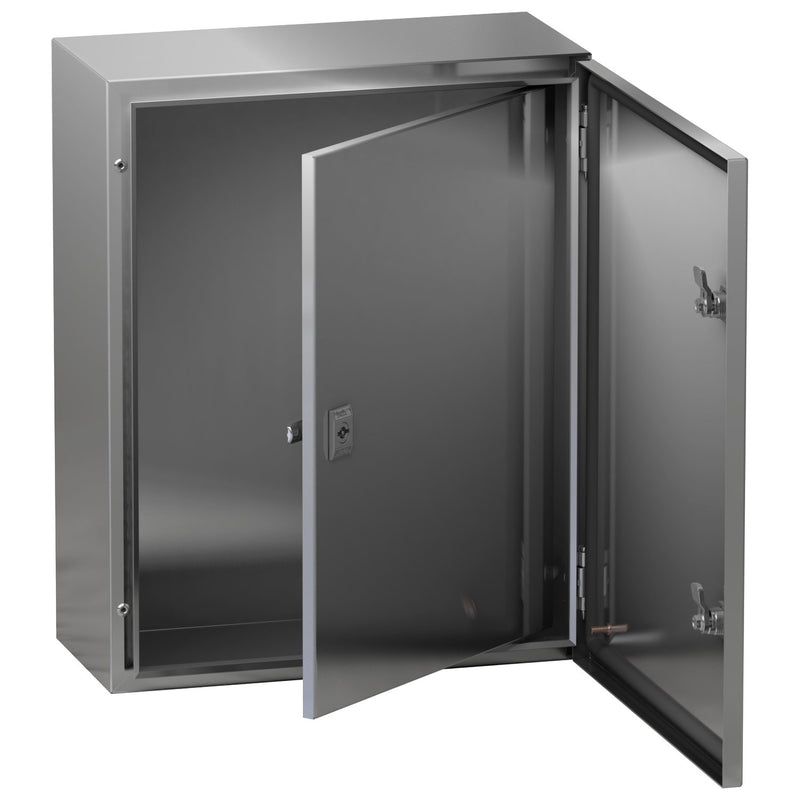 Schneider Electric - Tür/Bedientableau (Schaltschrank) Innentür NSYPIN43 RAL7035 400x300