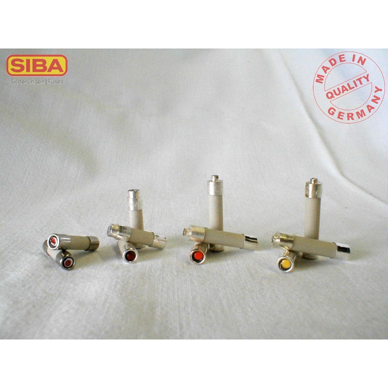 Siba - Zylindrische Sicherung G-Sicherung M 6,3A 7001205 5x20 − 100 Stück