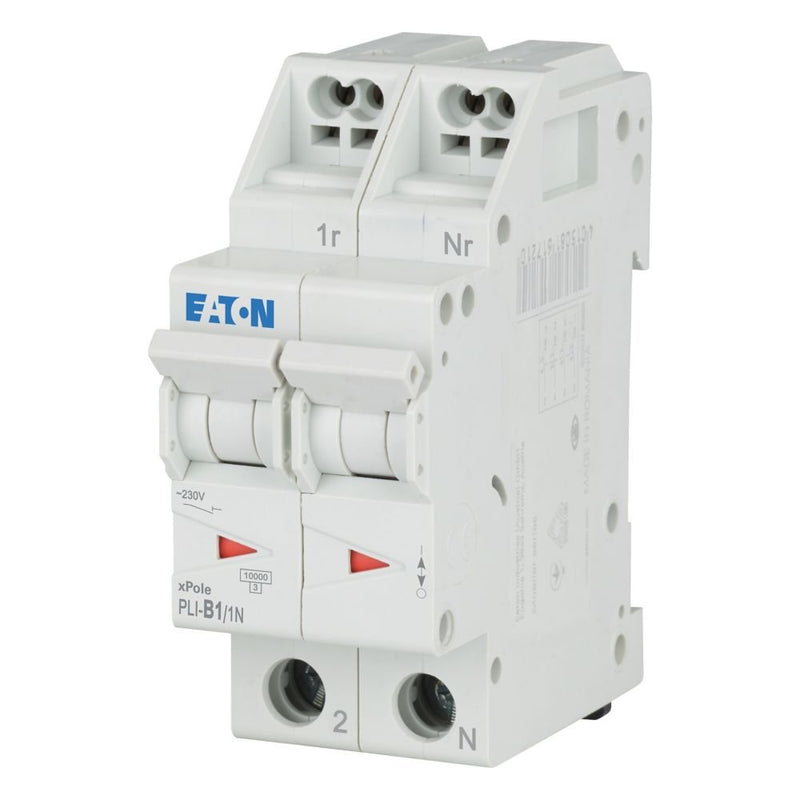 Eaton - Leitungsschutzschalter Leitungsschutzschalter PLI-B1/1N 1 A, 1p+N,Steckkl. B