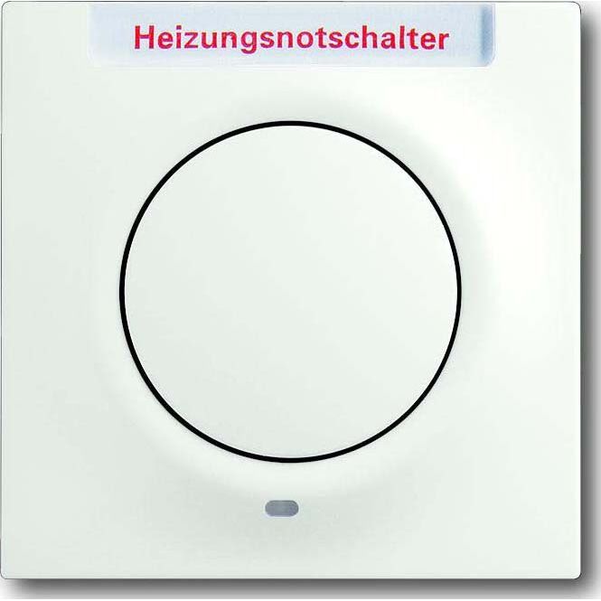 Busch-Jaeger - Abdeckung/Bedienelement für Installationsschalterprogramme Zentralscheibe stws mt 1789 H-774-101 Heizung-Notschalter