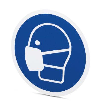 Phoenix Contact - Warn-/Hinweisschild Gebotsschild PML-M107 (D100) blau, d:100mm − 5 Stück