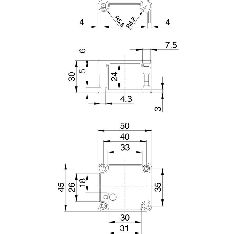 Weidmüller - Gehäuse/Schaltschrank (leer) Alu-Gehäuse KLIPPON K0