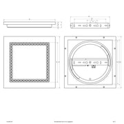 EVN Lichttechnik - Decken-/Wandleuchte LED-Anbauleuchte ALQ300140