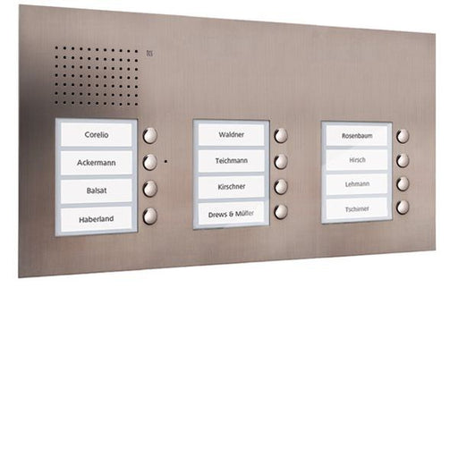 TCS Tür Control - Türstation für Türkommunikation Audio Außenstation PUK 12 PUK12/3-ES Tasten 3-spaltig UP