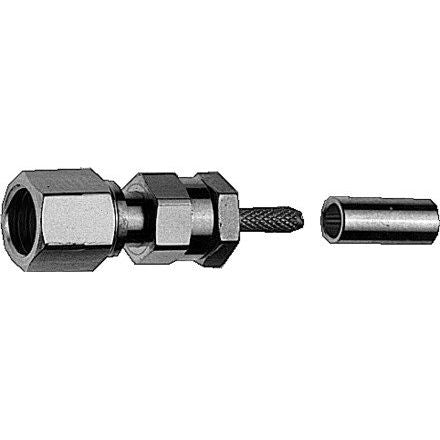 Telegärtner - Koax-Steckverbinder SMC-Kabelbuchse cr AU 100024905 RG178B/U, RG196A/U − 5 Stück