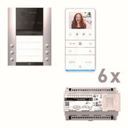 TCS Tür Control - Türsprech-Set video:pack AVA610206 PVAF062/003 IVW6511 6WE AP