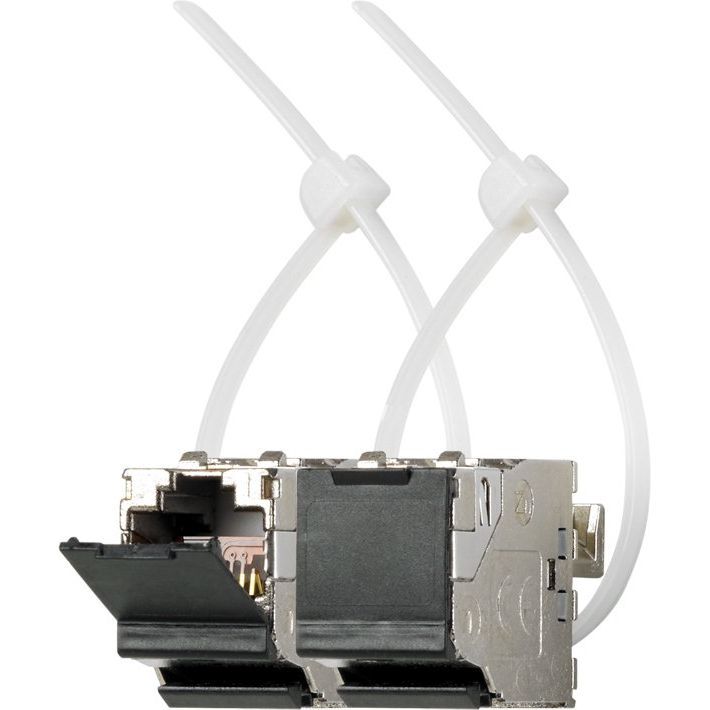 Jung - Einsatz/Abdeckung für Kommunikationstechnik Universalmodul UMA-CAT6A-25 Cat.6A iso, TypA
