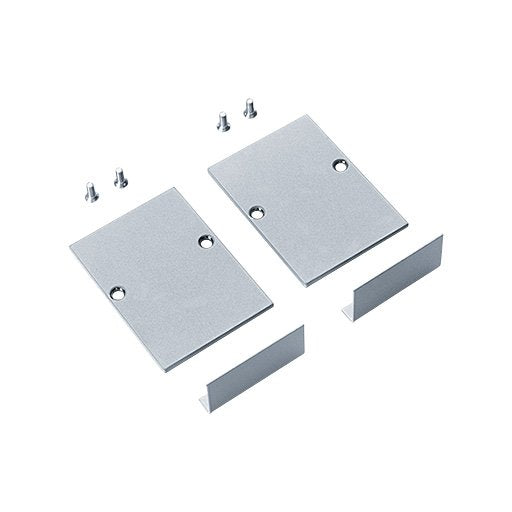 Zumtobel - Mechanisches Zubehör/Ersatzteile für Leuchten Endkappenset SLOINslimECSETL20SR silber