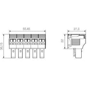 Weidmüller - Zubehör/Ersatzteile für Industriesteckverbinder Steckverbinder PTDS 4 Push In − 10 Stück
