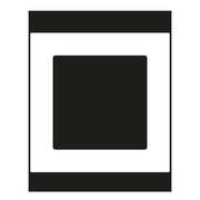 Jung - Abdeckrahmen Glasrahmen 1fach champ AC 581 GL CH waage-/senkrecht