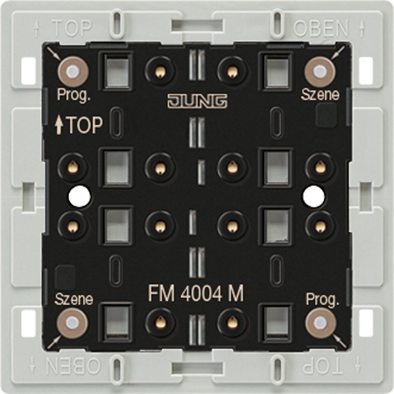 Jung - Sender/Fernbedienung für Installationsschalterprogramme Funk-Wandsender-Modul FM 4004 M 4-kanalig