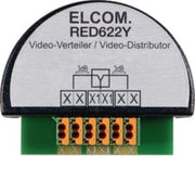Elcom - Zusatzgerät für Türkommunikation Videoverteiler RED622Y 2-fach 2Draht UP