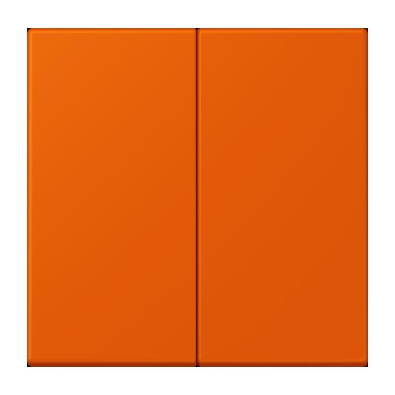 Jung - Sender/Fernbedienung für Installationsschalterprogramme EnOcean Funk-Wandsender ENO LC 995 260 orange vif (4320S)