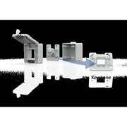 Metz Connect - Kommunikationsanschlussdose Kupfer IP44 Modul-AP-Geh. 1309470003KI grau für Keystone − 1 Stück
