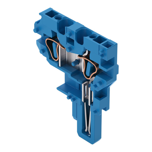 WAGO - Ein- und mehrpolige Klemmenleiste 2-Leiter-Mittelmodul 769-505/000-006 CAGECLAMP,4mm²,blau − 250 Stück