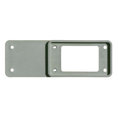 Weidmüller - Adapterplatte für Industriesteckverbinder Adapterplatte ADP-8/3-GR − 10 Stück