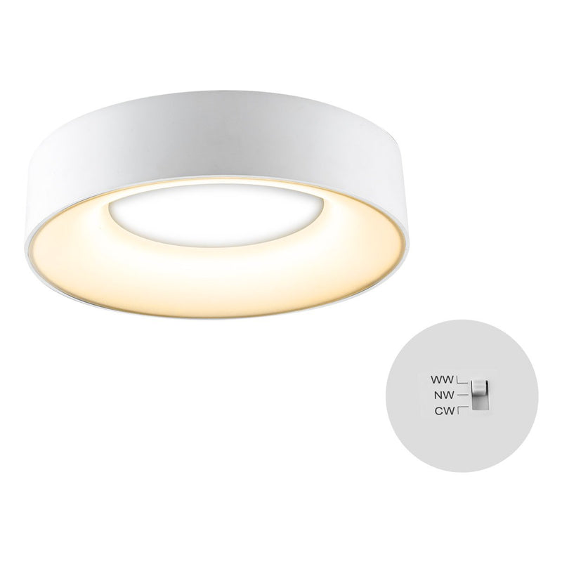EVN Lichttechnik - Decken-/Wandleuchte LED-Anbauleuchte IP54 R30180125 3000K, 4000K, 5700K