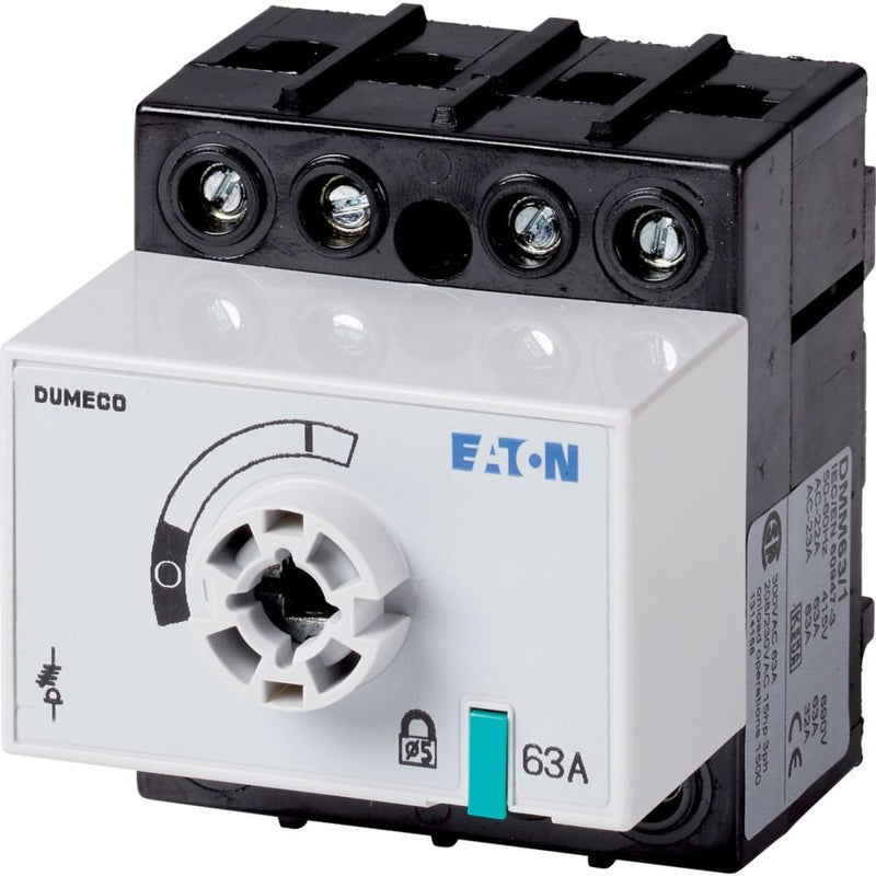 Eaton - Lasttrennschalter Lasttrennschalter 3polig+N DMM-63/1-SK#1314157 63A Vertikalanschl.