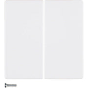 Berker - Bussystem-Tastwippe KNX-Funk Taste 2fach 85146129 polarweiß samt