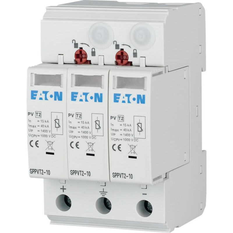 Eaton - Überspannungsableiter für Energietechnik/Stromversorgung Überspannungsableiter SPPVT2-10-2+PE steckbar, 1000V DC