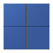 Jung - Abdeckung/Bedienelement für Installationsschalterprogramme Tastensatz 4fach LC 404 TSA 253 bleu outremer 59