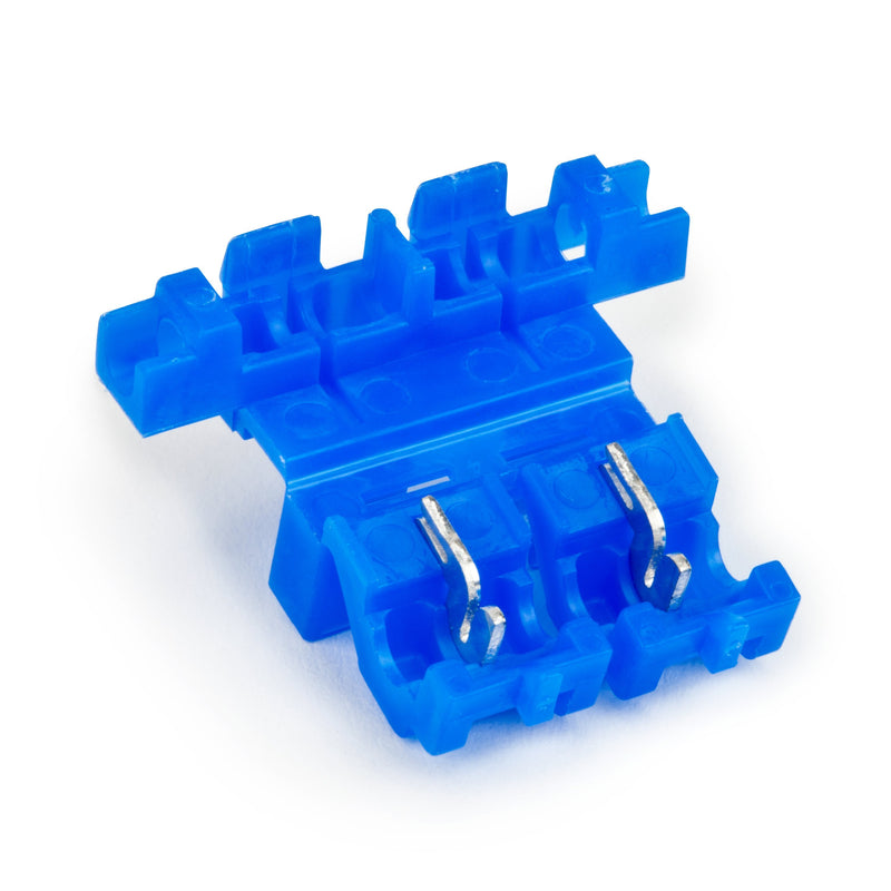 3M - Schwachstromverbinder Flachsicherungshalter 972, blau (VE25) blau,max.0,75-1,5qmm − 10 Packung