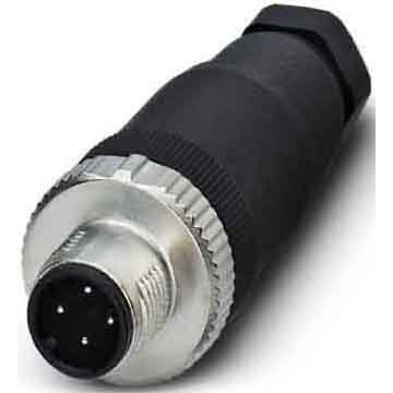 Phoenix Contact - Rundsteckverbinder, feldkonfektionierbar (Industriesteckverbinder) Rundstecker M12 SACCM12MS5CONPG7M 5polig