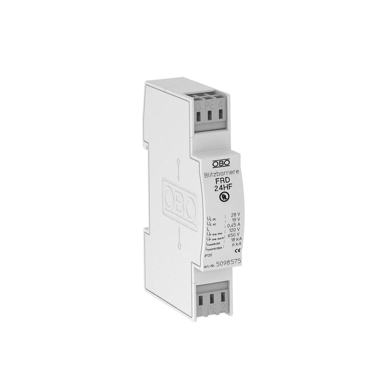 OBO Bettermann - Kombi-Ableiter für Informations-/MSR-Technik Blitzbarriere FRD 24 HF 24V AC