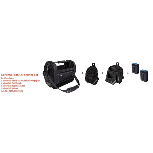 Dresselhaus - Sonderartikel ProClick Starter Set 1 4299/000/06 76 +Nail Pouch+Tool Pou